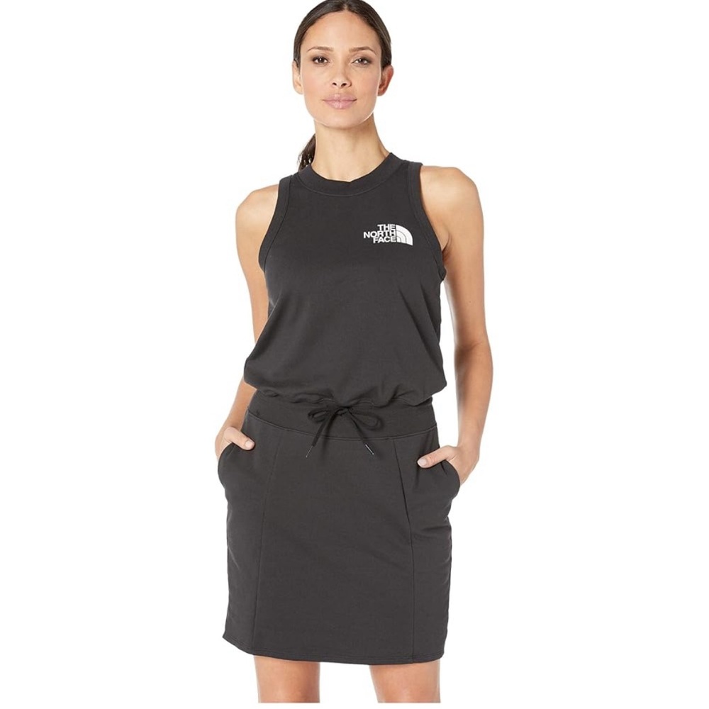 The North Face Women's Black Sleeveless Drawstring Dress size medium